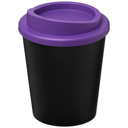 Gobelet recyclé promotionnel Espresso Eco de 250 ml Americano® Noir et Violet